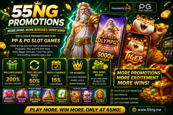 Discover the Best 55NG Promotions for PP & PG Slot Players