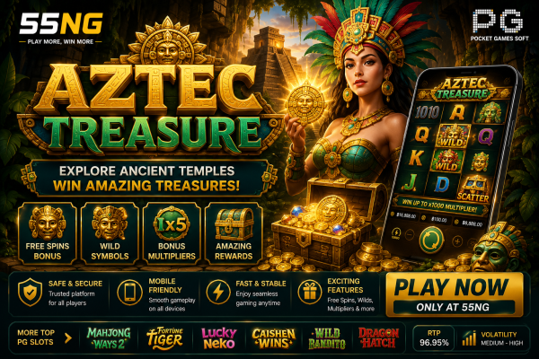 Aztec Treasure – Complete Guide to the Popular Adventure Slot at 55NG