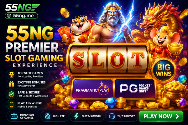 Experience Premium Slot Entertainment at 55NG